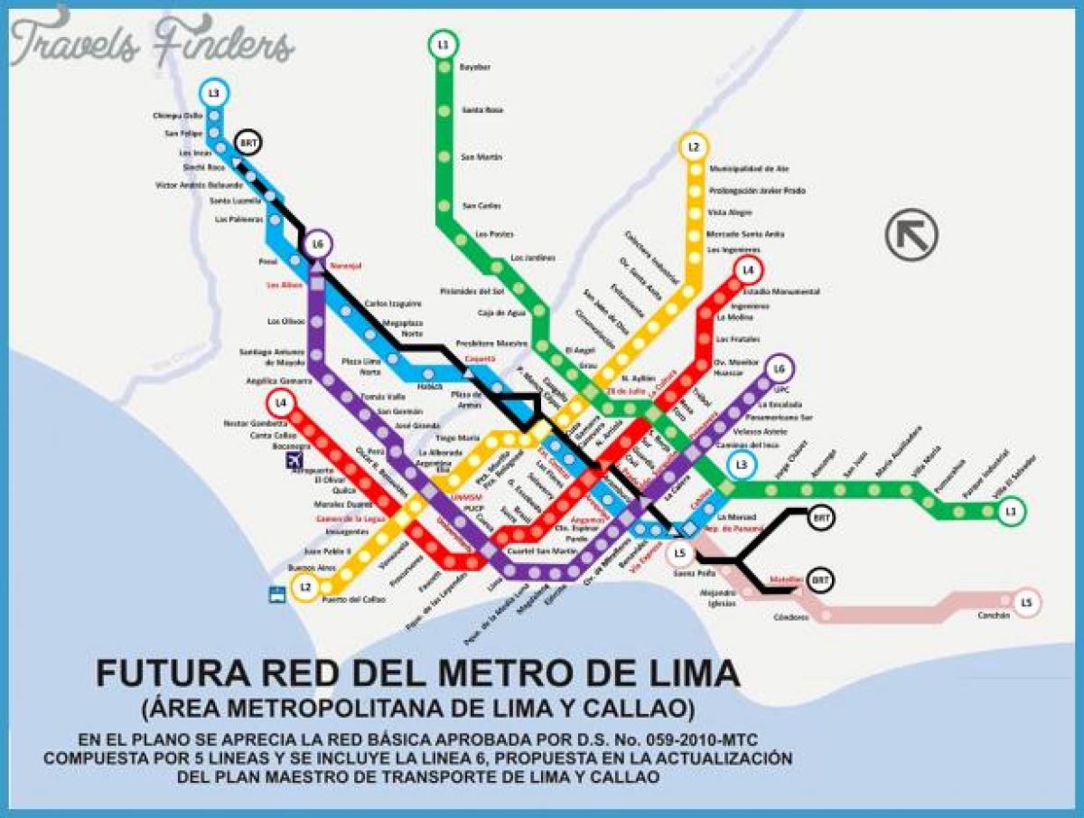 რუკა metropolitano Lima