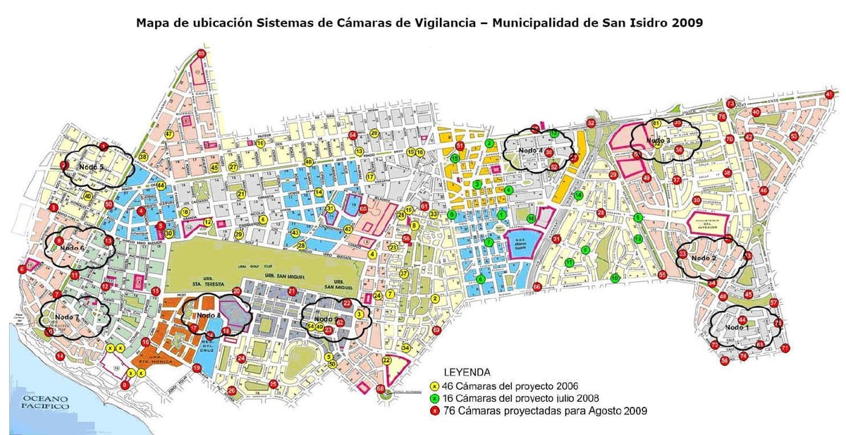 რუკა san isidro Lima